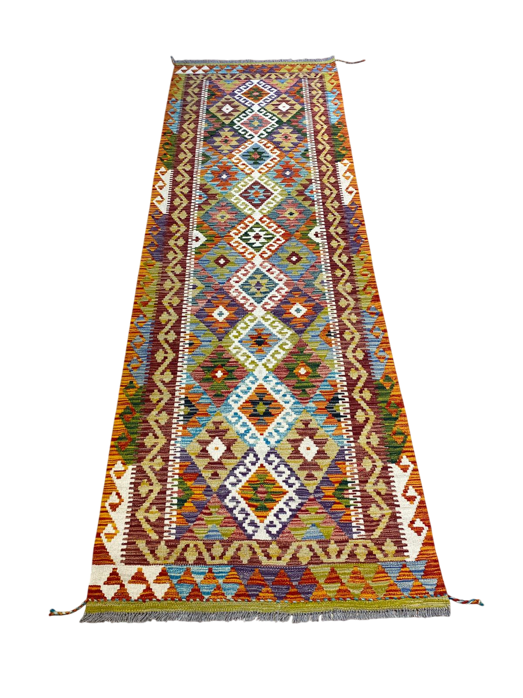 Handmade Turkish Kilim 252 X 82 cm