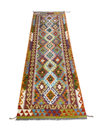 Handmade Turkish Kilim 252 X 82 cm