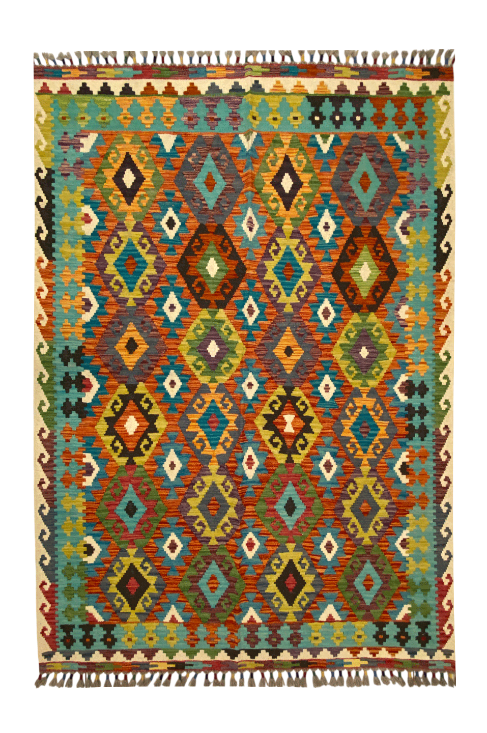 Handmade Turkish Kilim 198 X 153 cm