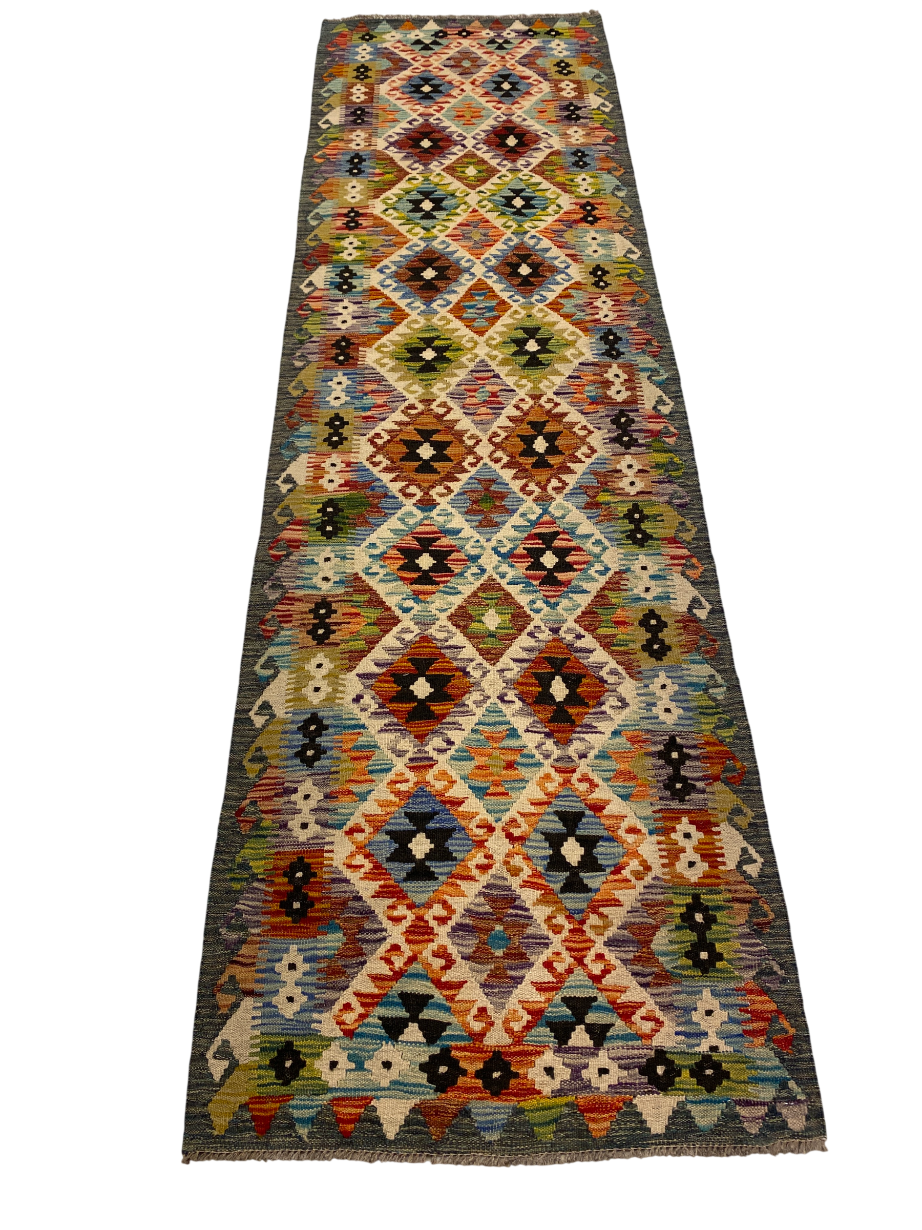 Handmade Turkish Kilim 292 x 84 cm