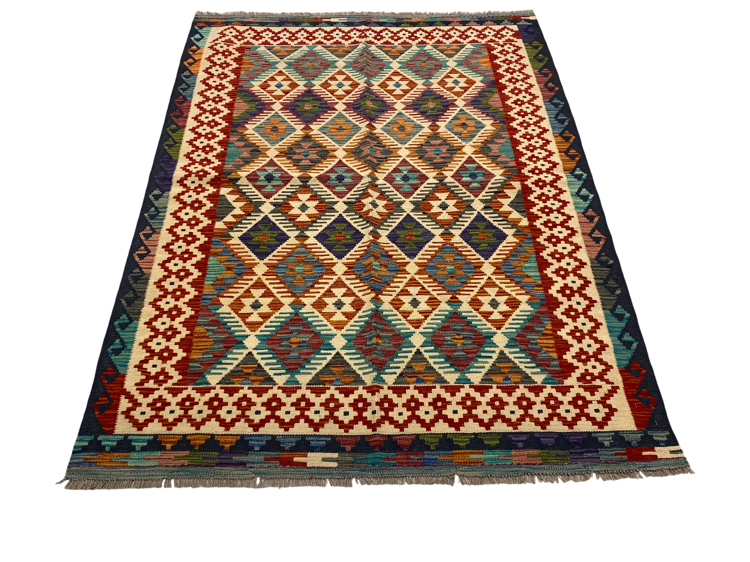 Handmade Turkish Kilim 195 x 148 cm