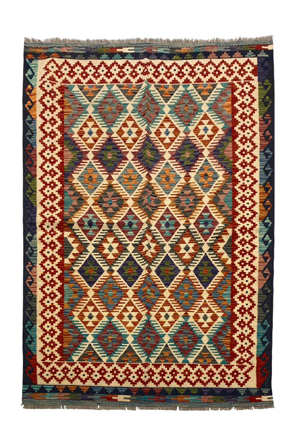 Handmade Turkish Kilim 195 x 148 cm