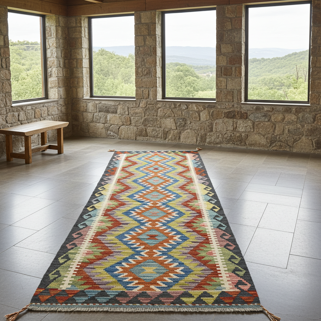 Handmade Turkish Kilim 196 X 79 cm