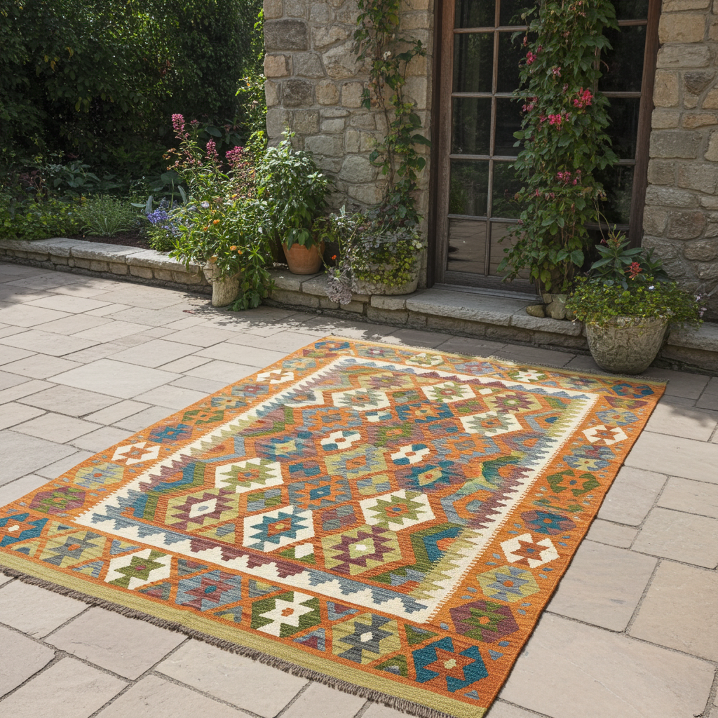 Handmade Turkish Kilim 198 x 149 cm