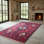 %100 Handmade Bilicik Carpet 195 X 150 cm