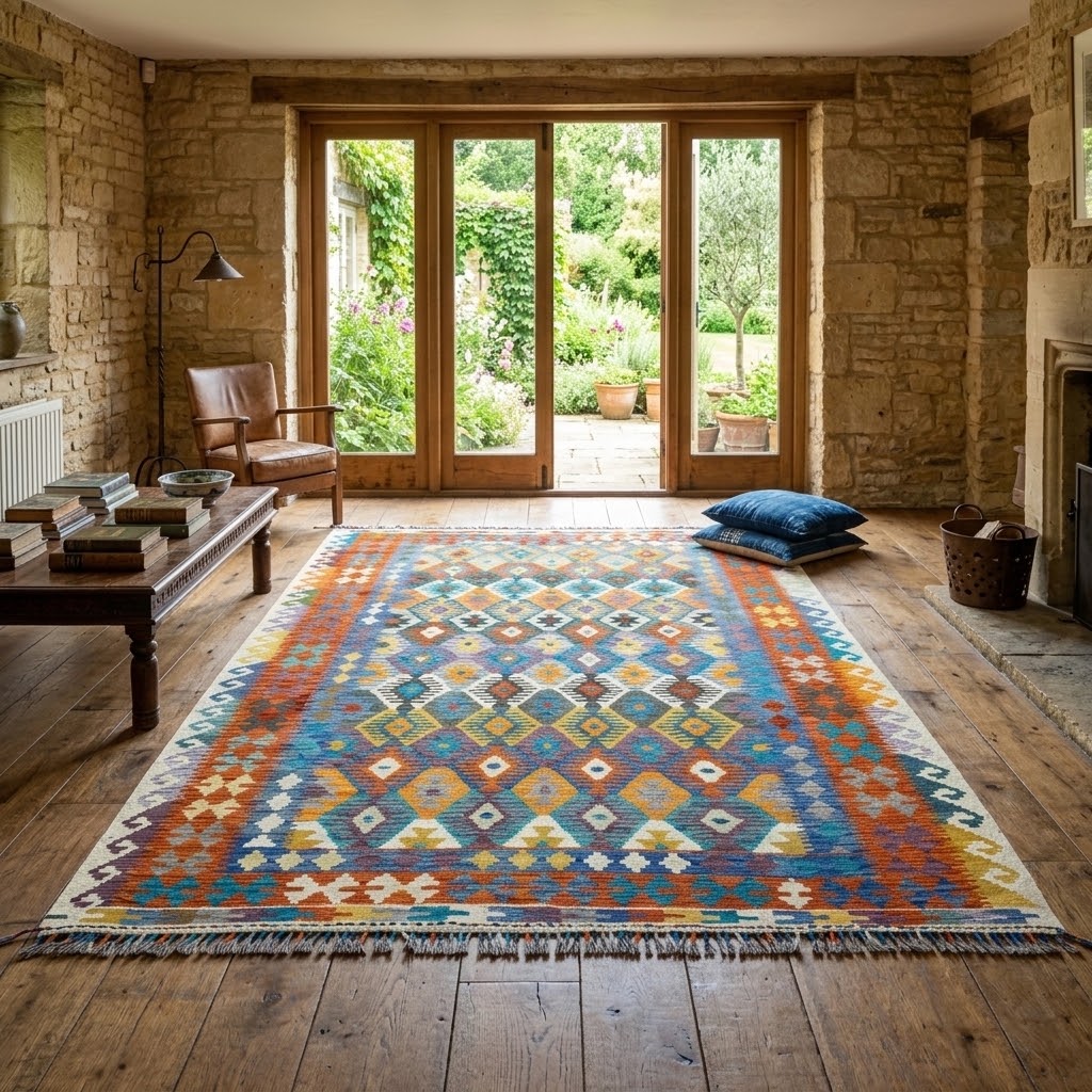 Handmade Turkish Kilim 303 x 197 cm