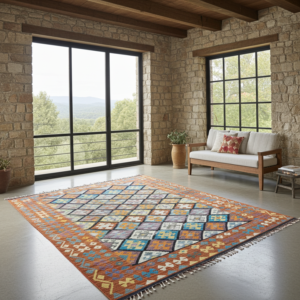 Handmade Turkish Kilim 297 X 204 cm