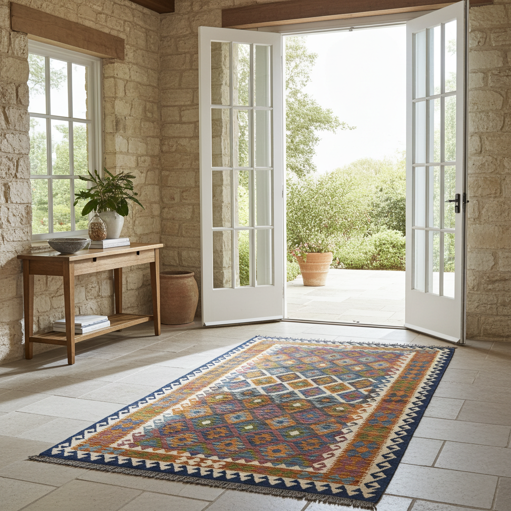 Handmade Turkish Kilim 214 x 160 cm