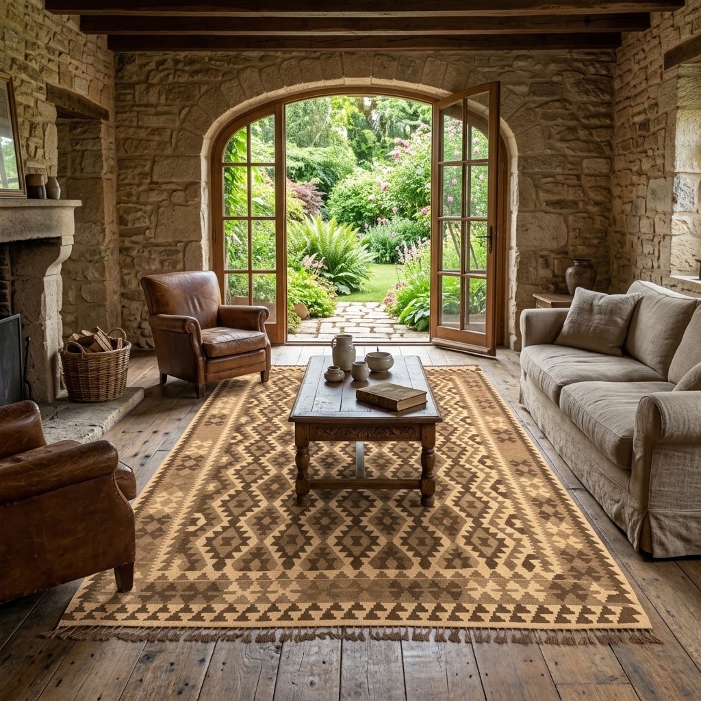 Handmade Turkish Kilim 289 x 210 cm