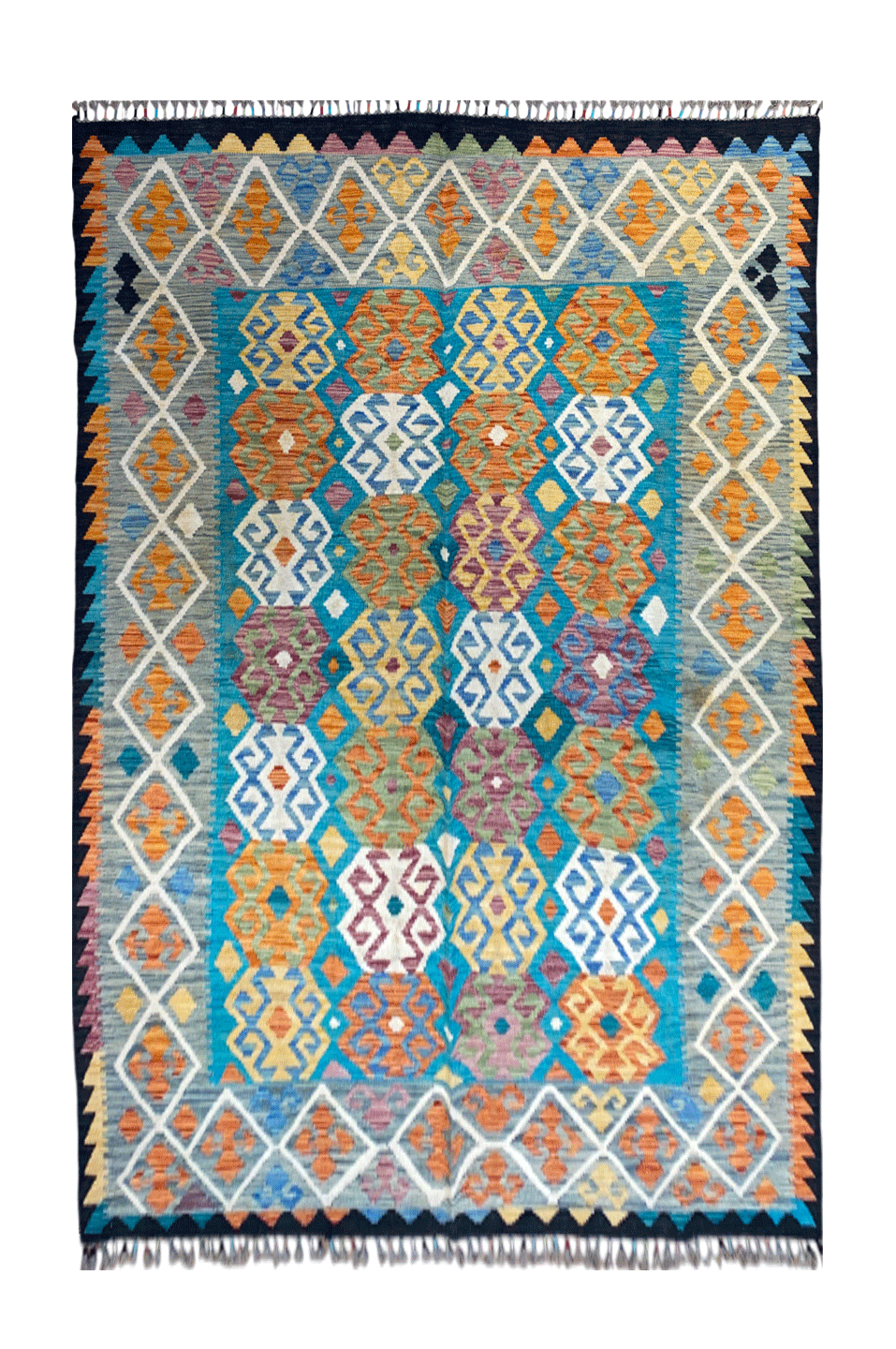 Handmade Turkish Kilim 242 X 188 cm