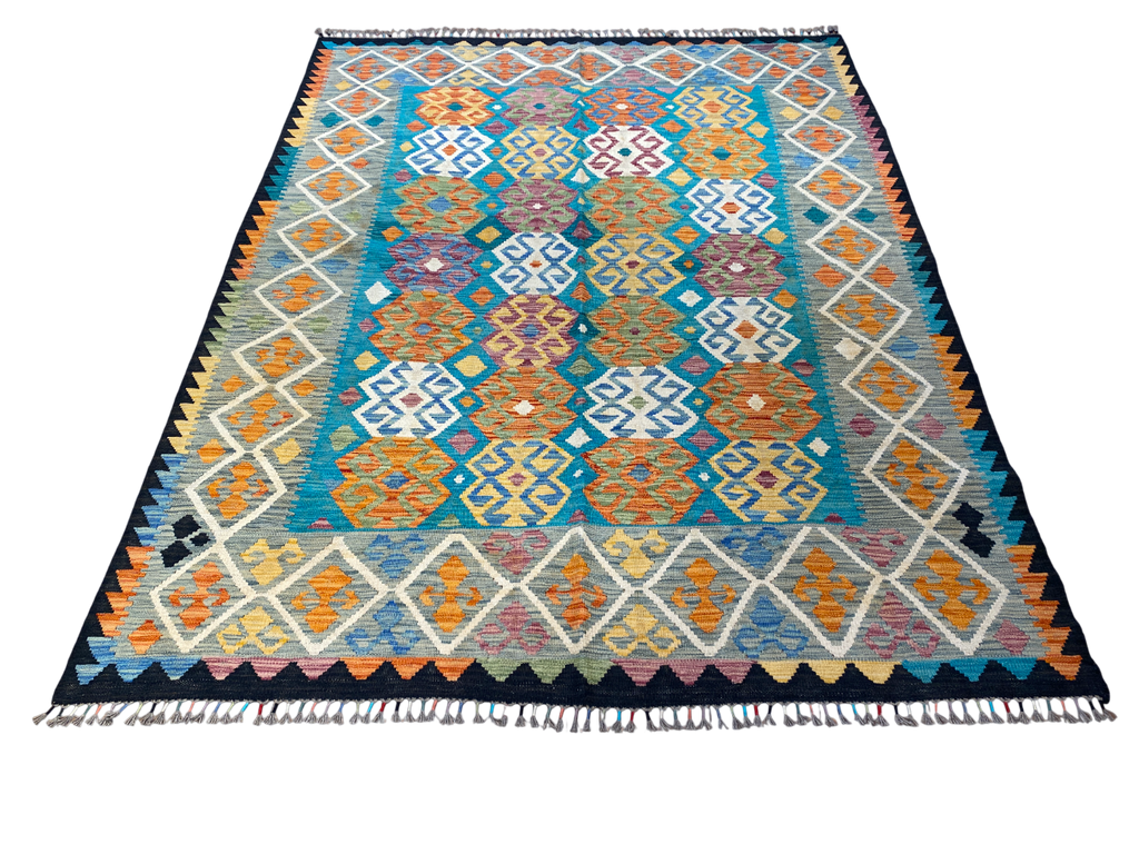 Handmade Turkish Kilim 242 X 188 cm