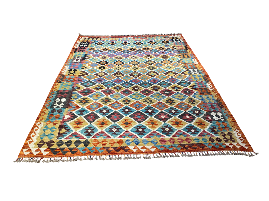 Handmade Turkish Kilim 287 X 204 cm