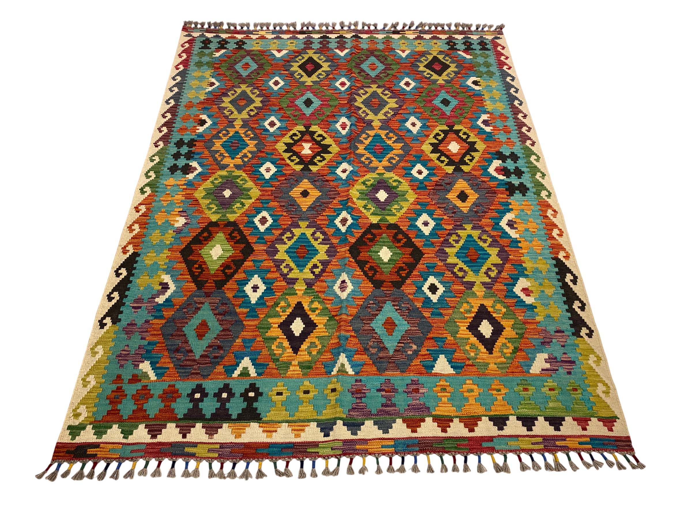 Handmade Turkish Kilim 198 X 153 cm