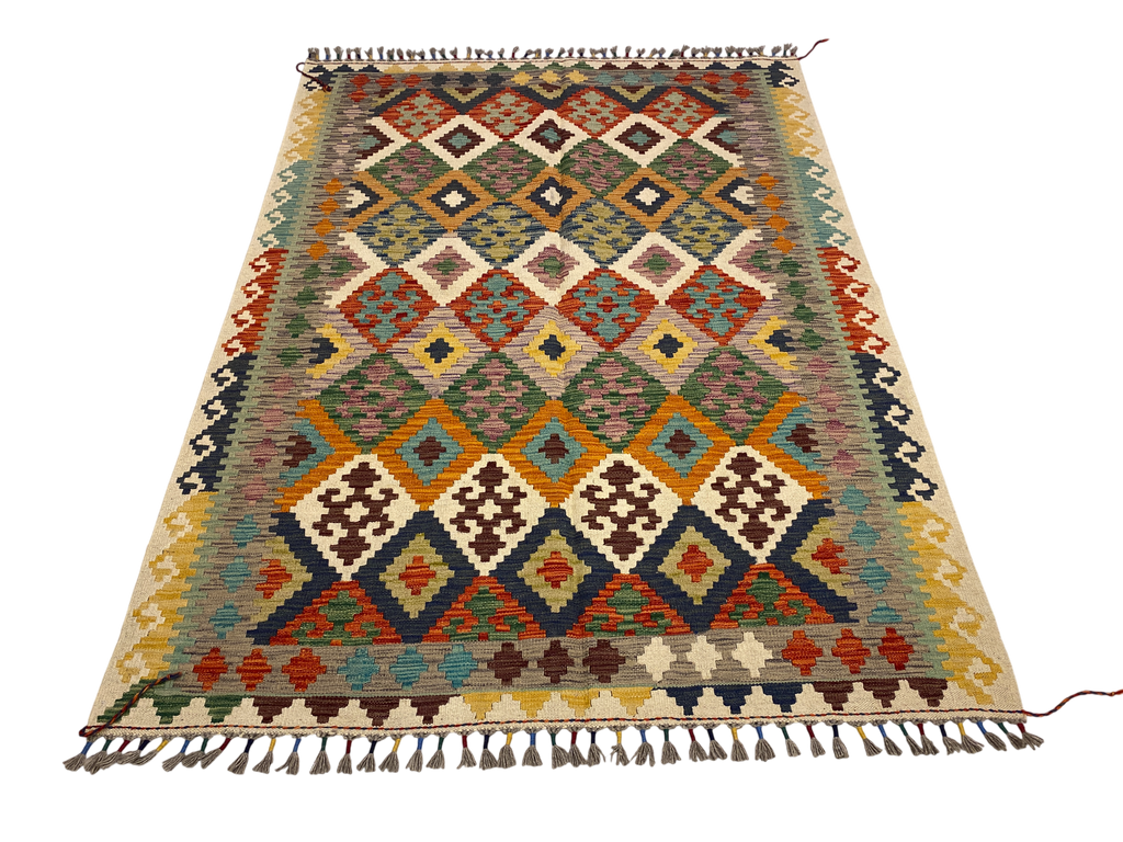 Handmade Turkish Kilim 198 X 146 cm