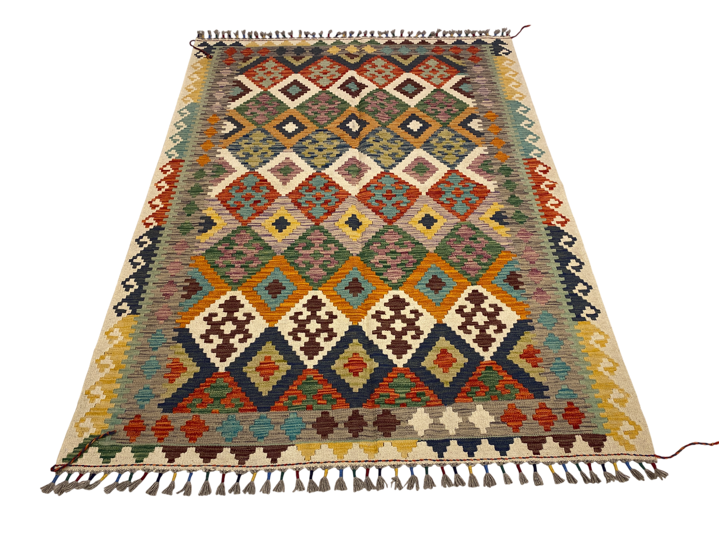 Handmade Turkish Kilim 198 X 146 cm