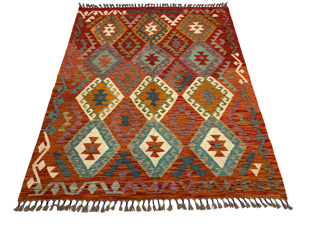 Handmade Turkish Kilim 197 X 156 cm