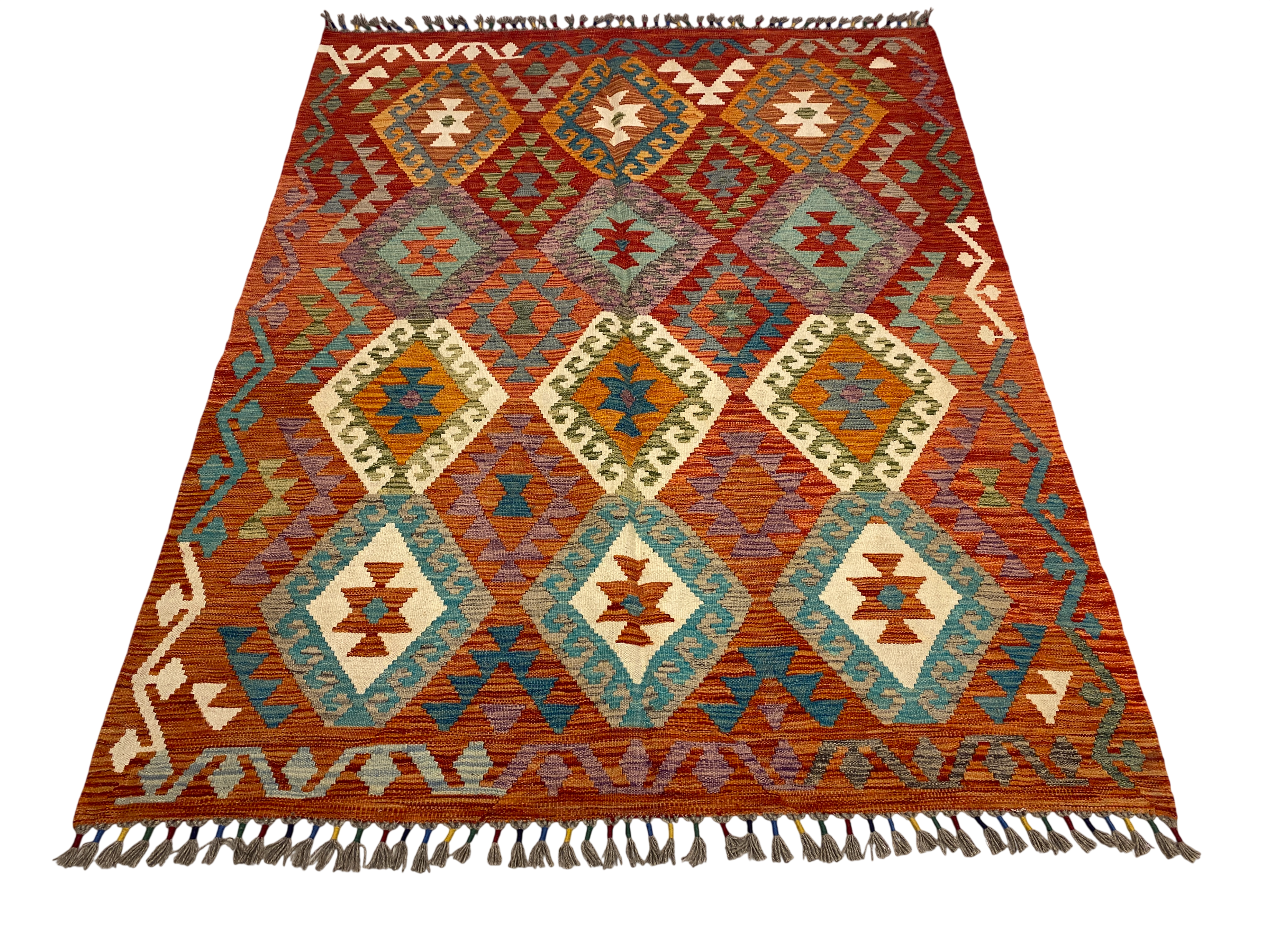 Handmade Turkish Kilim 197 X 156 cm