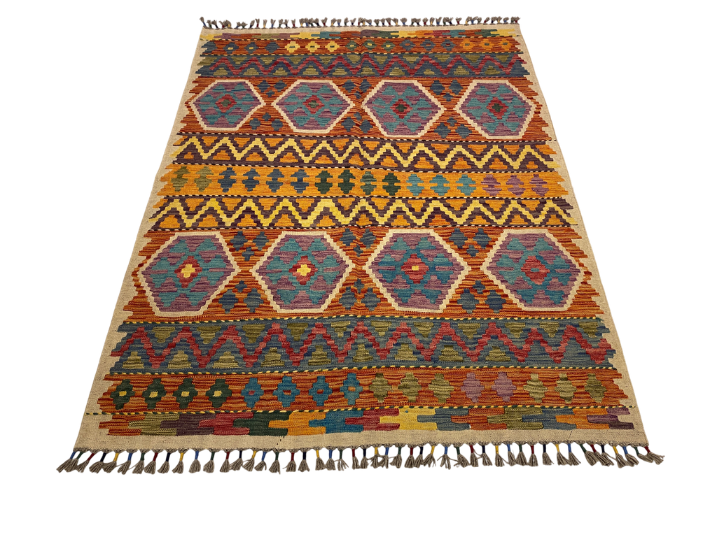 Handmade Turkish Kilim 196 x 150 cm