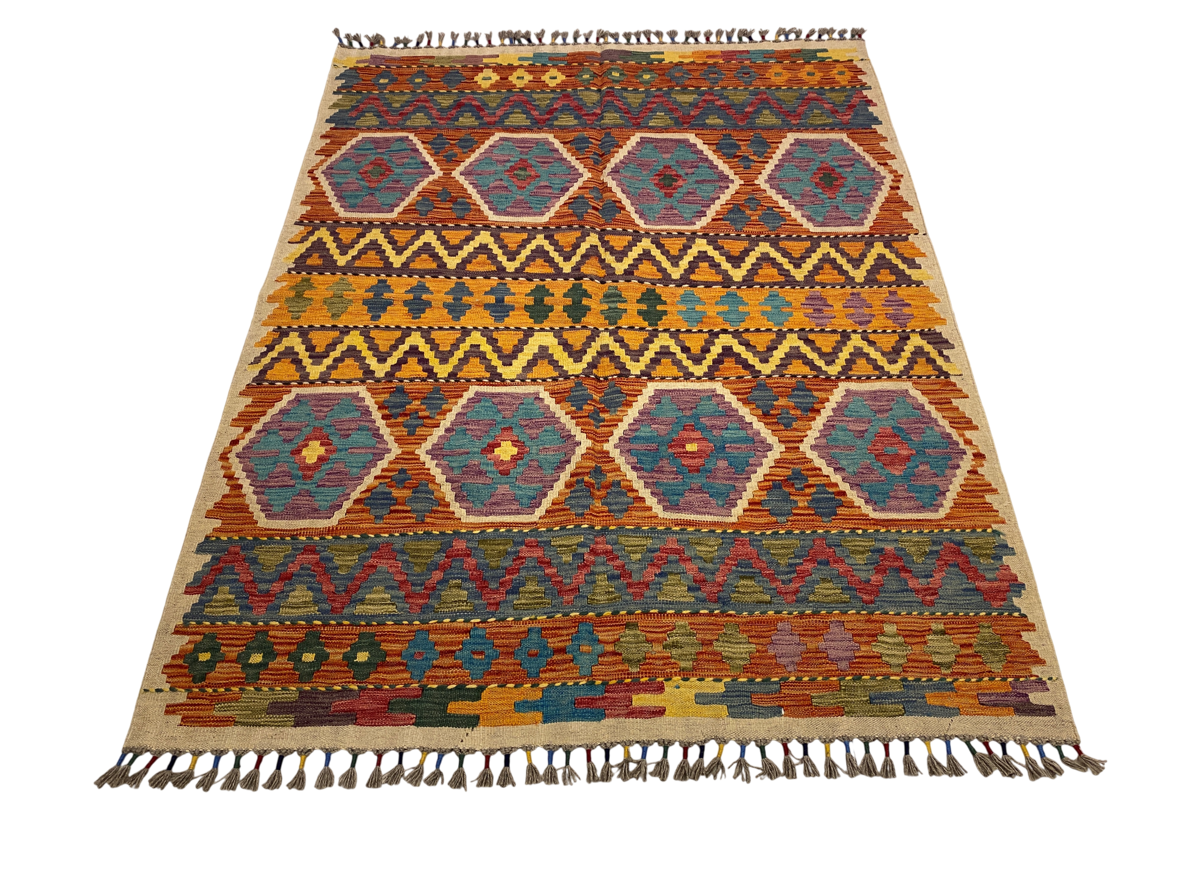 Handmade Turkish Kilim 196 x 150 cm