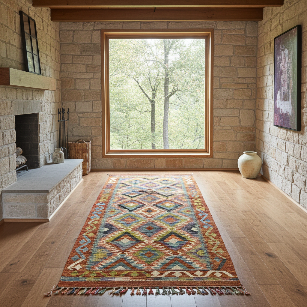 Handmade Turkish Kilim 200 X 77 cm