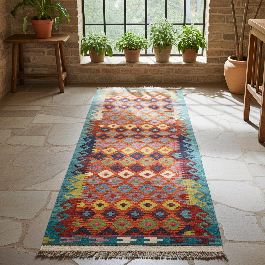Handmade Turkish Kilim 196 x 80 cm