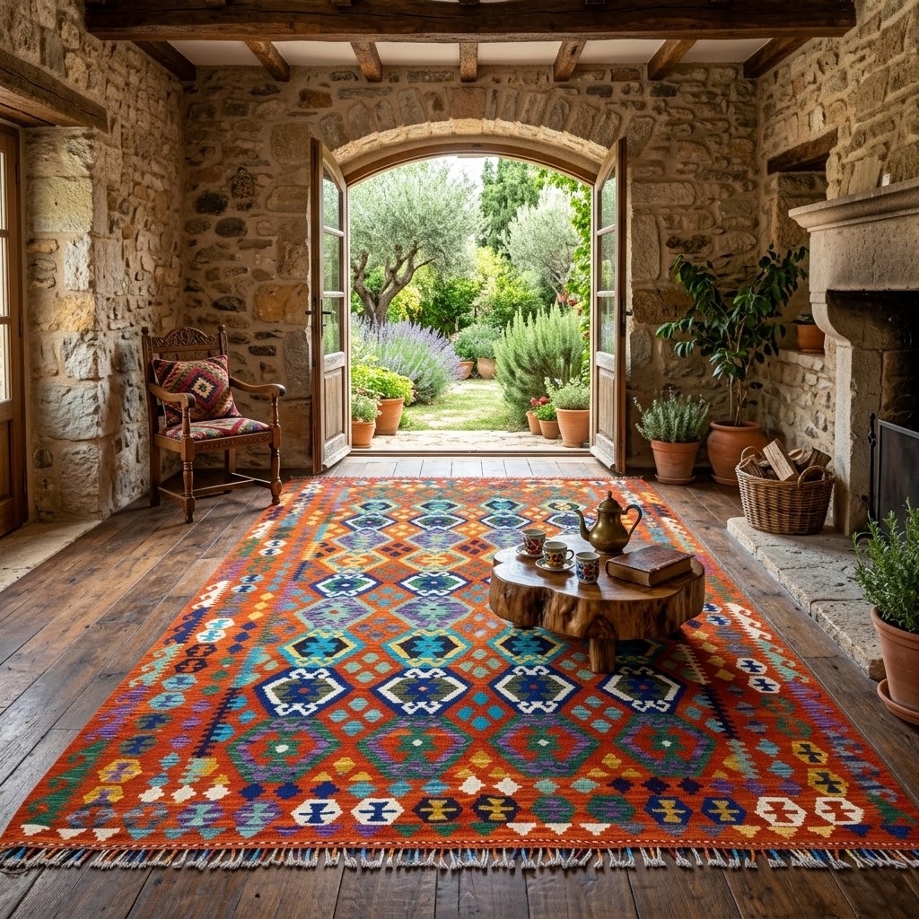 Handmade Turkish Kilim 300 x 201 cm