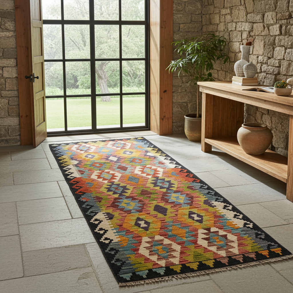 Handmade Turkish Kilim 205 x 85 cm