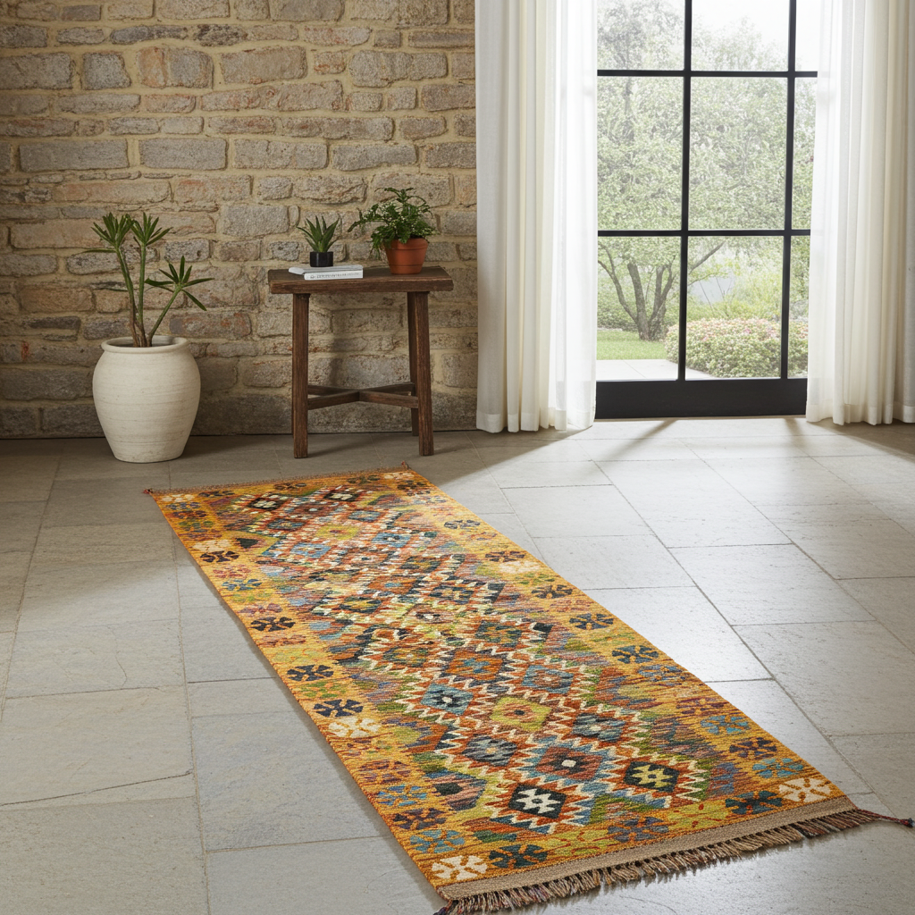 Handmade Turkish Kilim 198 x 82 cm