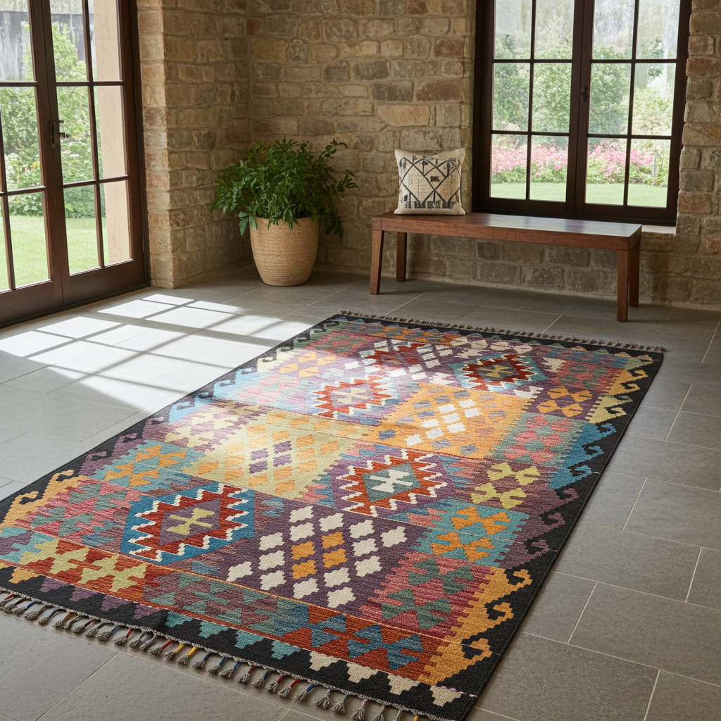 Handmade Turkish Kilim 200 X 153 cm
