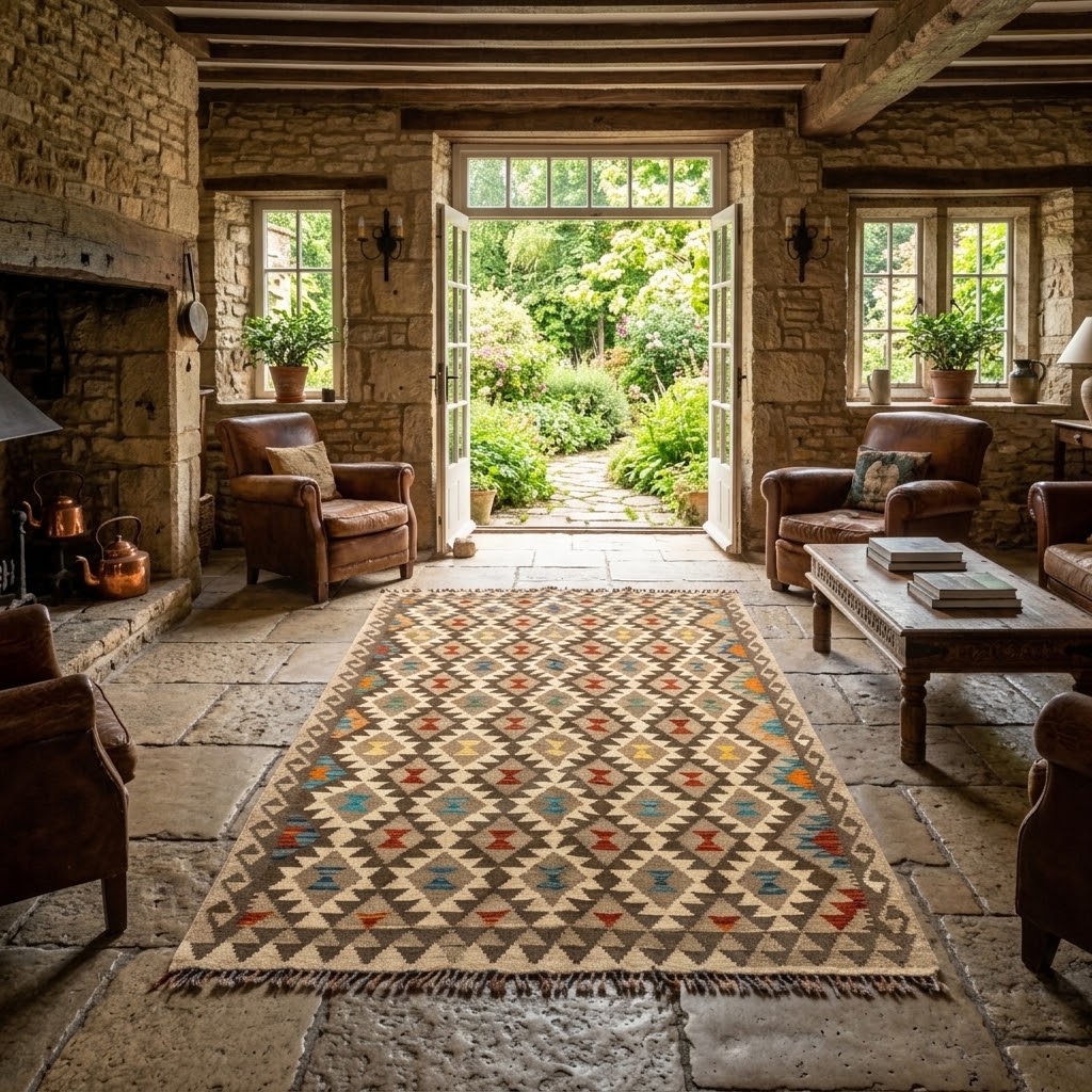 Handmade Turkish Kilim 207 x 148 cm