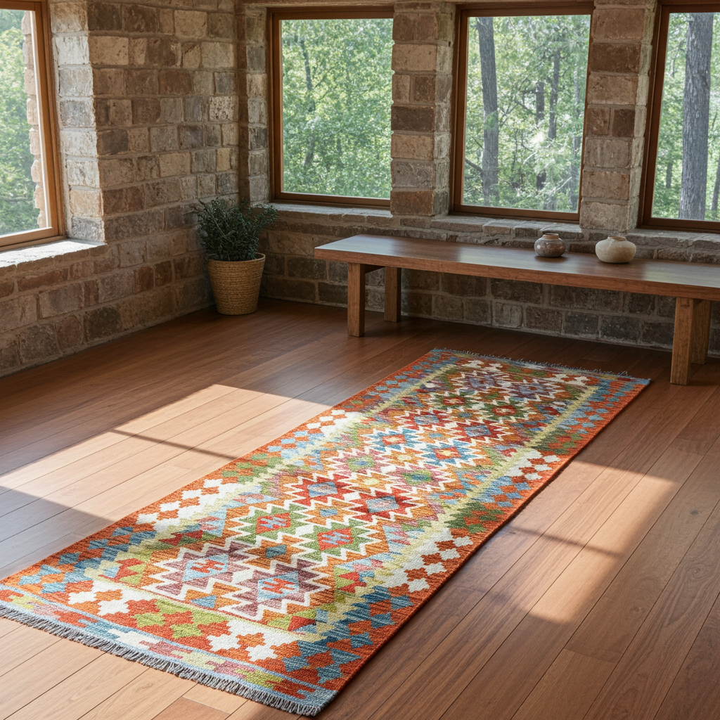Handmade Turkish Kilim 205 X 77 cm