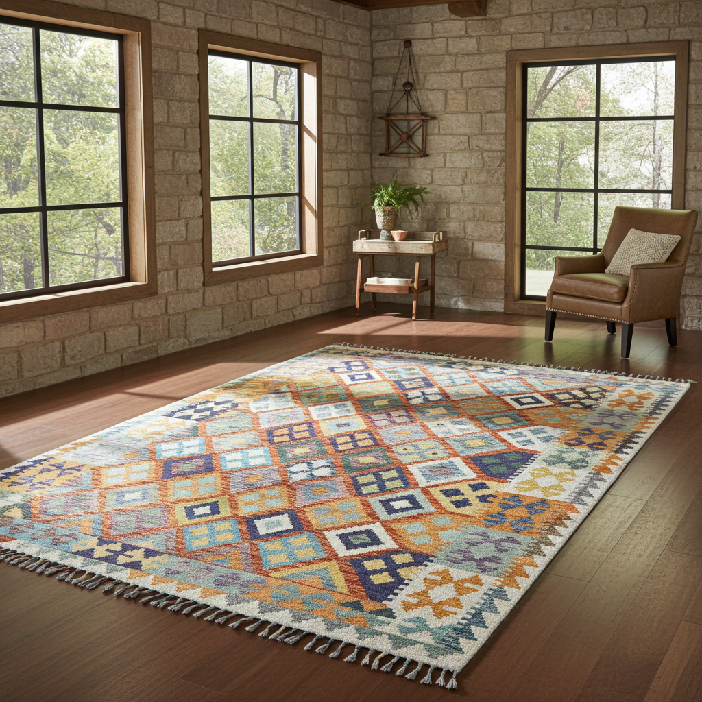Handmade Turkish Kilim 229 X 180 cm