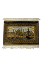 Alfombra Hereke 100% Seda Pura Hecha a Mano 66 x 48 cm