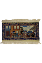 100% Handmade Pure Silk Hereke Carpet 67 x 43 cm