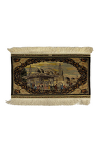 Alfombra Hereke 100% Seda Pura Hecha a Mano 55 x 42 cm