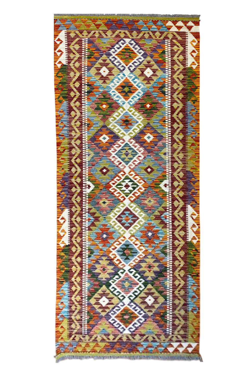 Handmade Turkish Kilim 252 X 82 cm