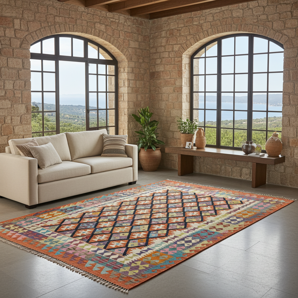 Handmade Turkish Kilim 245 X 177 cm