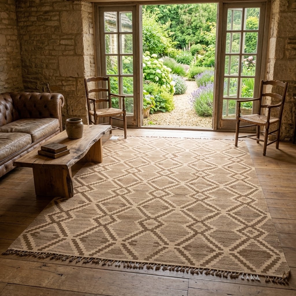 Handmade Turkish Kilim 246 x 188 cm