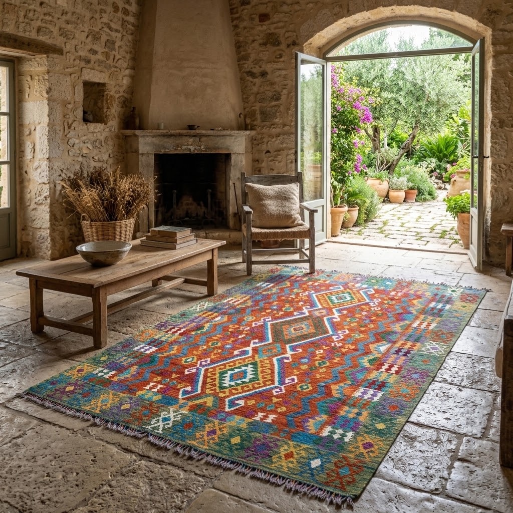 Handmade Turkish Kilim 296 x 210 cm