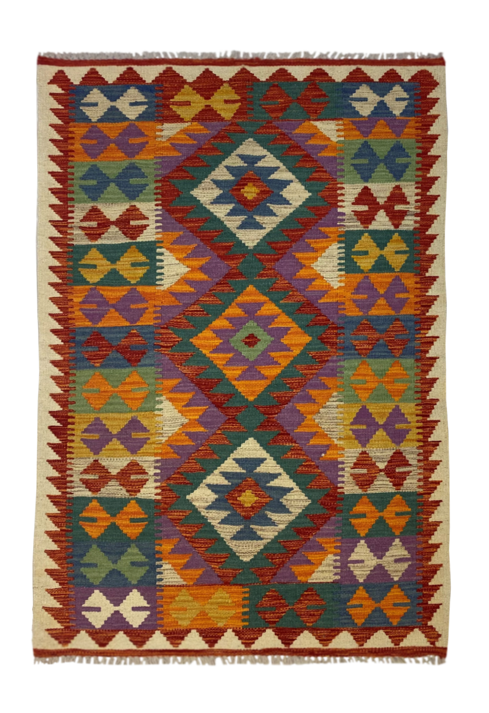 Handmade Turkish Kilim 159 X 97 cm - Alfombras de Estambul -  Kilim - Alfombras de Estambul