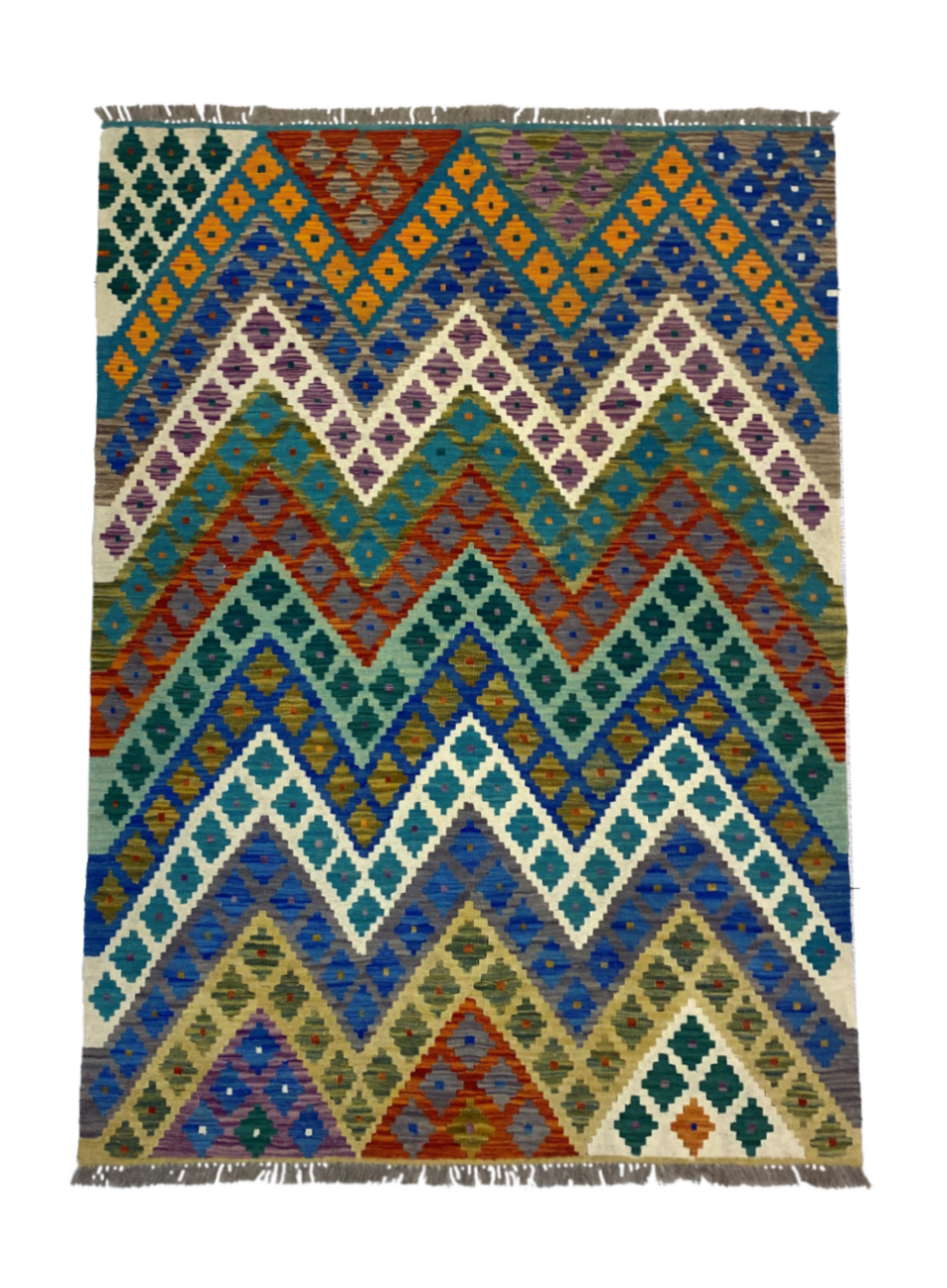 Handmade Turkish Kilim 203 X 154 cm - Alfombras de Estambul -  Kilim - Alfombras de Estambul