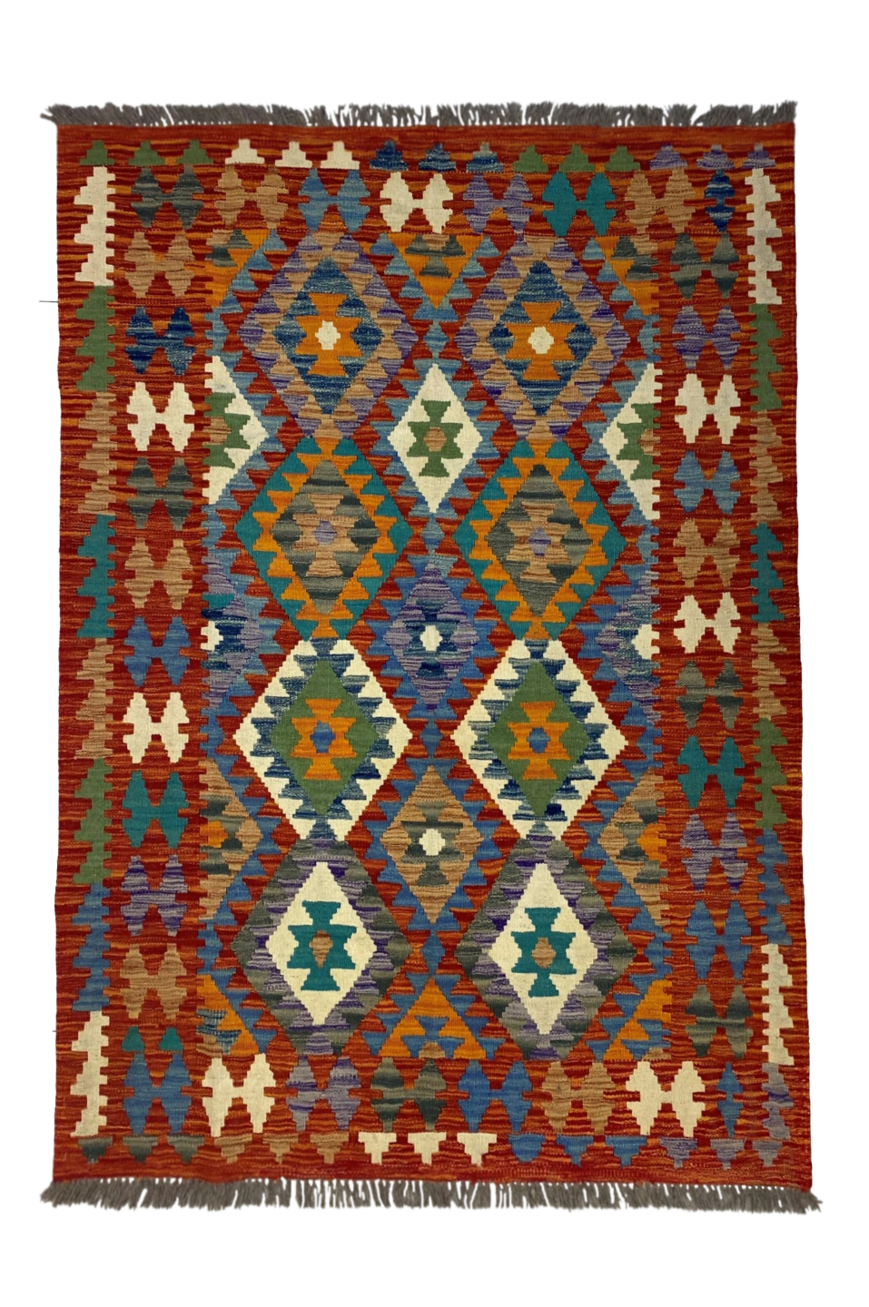 Handmade Turkish Kilim 129 X 171 cm - Alfombras de Estambul -  Kilim - Alfombras de Estambul
