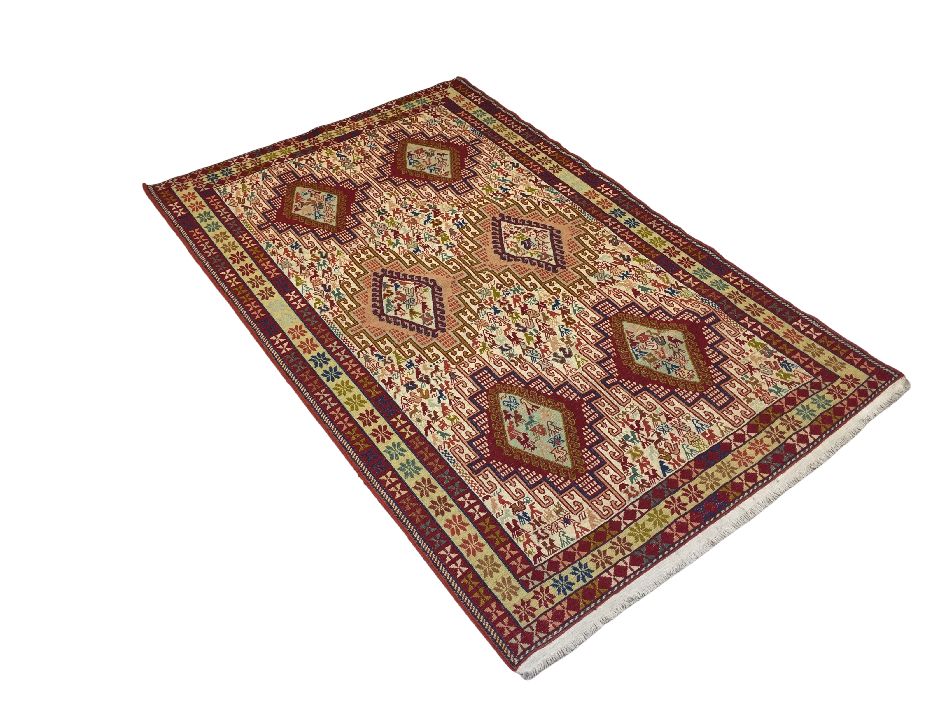 Shahsavan 125 X 200 cm - Alfombras de Estambul -  Turkish Rahrah - Alfombras de Estambul