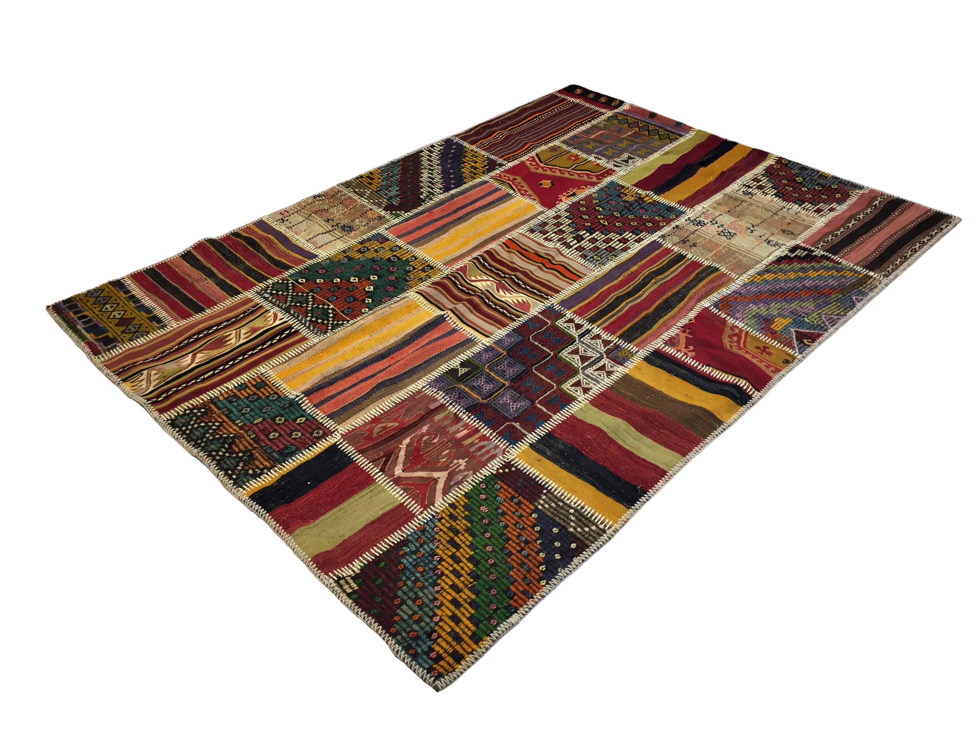Patchwork Carpet 170 X 240 cm - Alfombras de Estambul -  Turkish Carpets - Alfombras de Estambul
