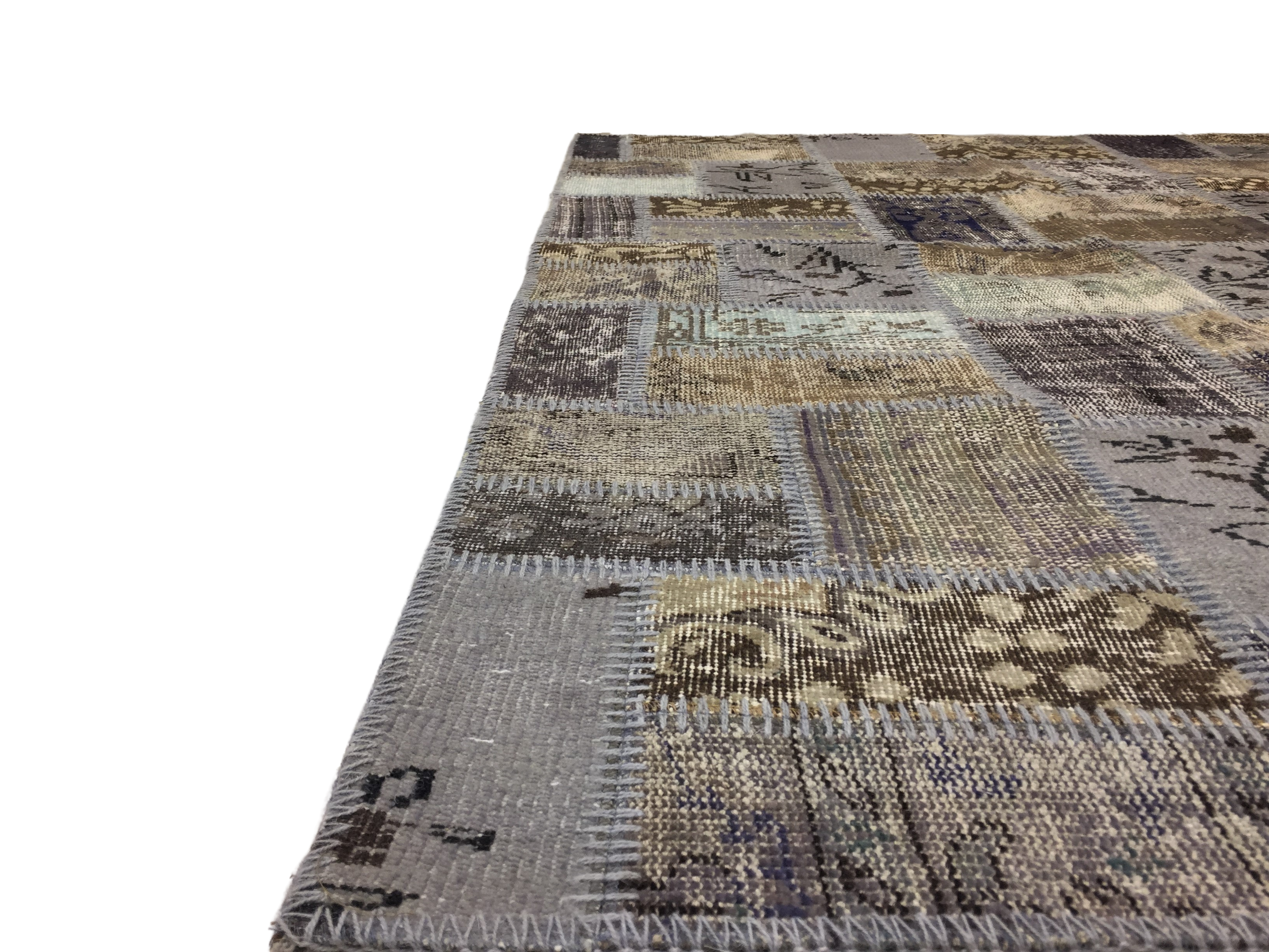 Patchwork Carpet 191 X 140 cm - Alfombras de Estambul -  Turkish Carpets - Alfombras de Estambul