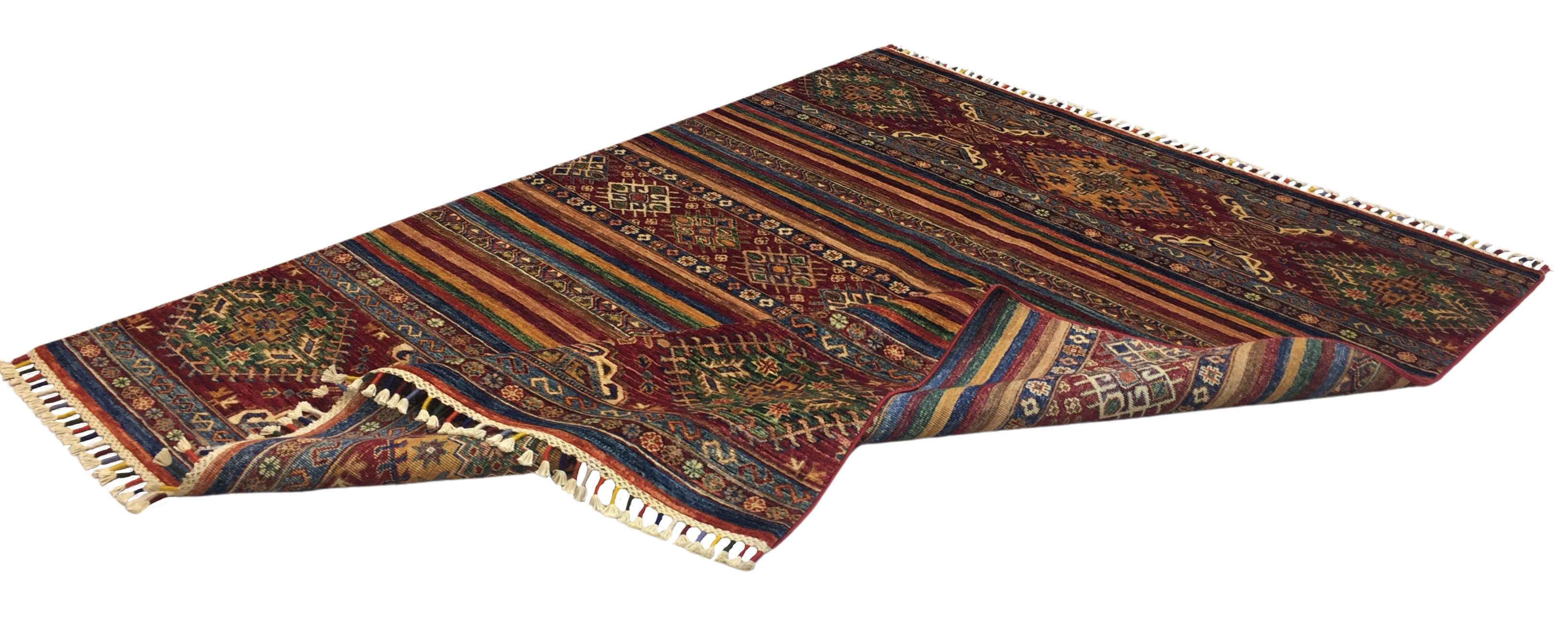 Şirvan Bicolor Carpet 196 X 152 cm - Alfombras de Estambul -  Turkish Carpets - Alfombras de Estambul