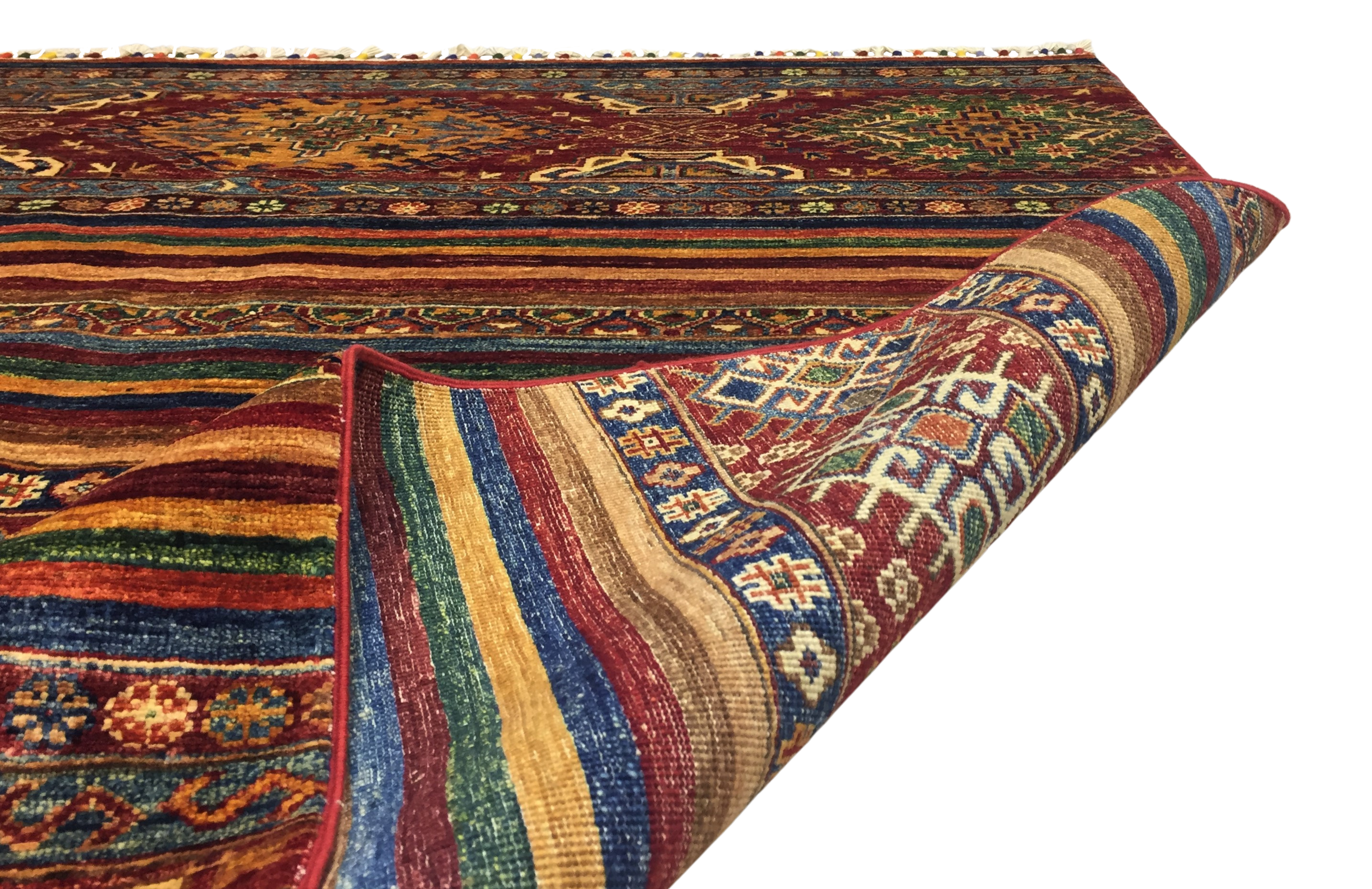 Şirvan Bicolor Carpet 196 X 152 cm - Alfombras de Estambul -  Turkish Carpets - Alfombras de Estambul