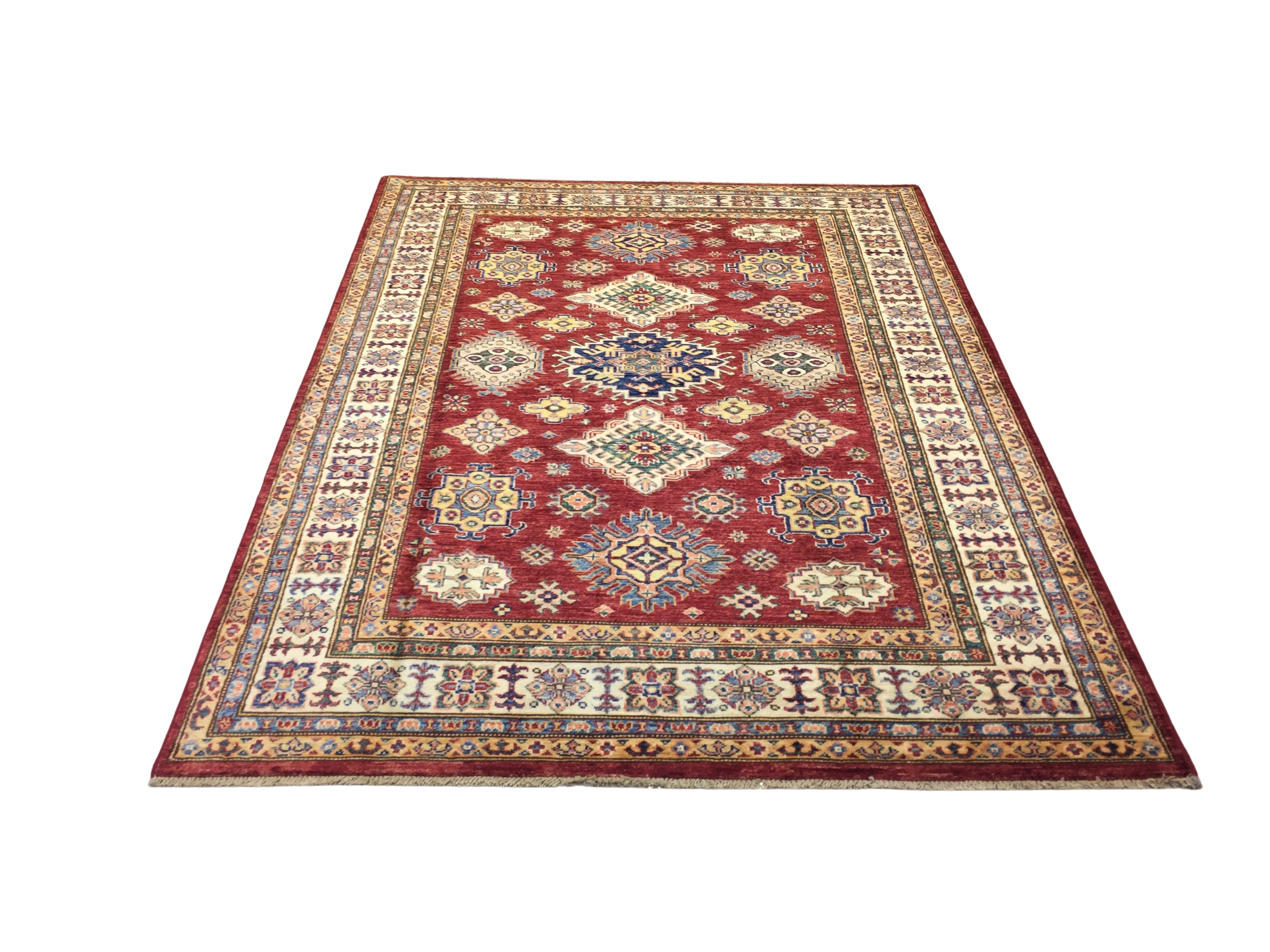 Şirvan Bicolor Carpet 197 X 150 cm - Alfombras de Estambul -  Turkish Carpets - Alfombras de Estambul