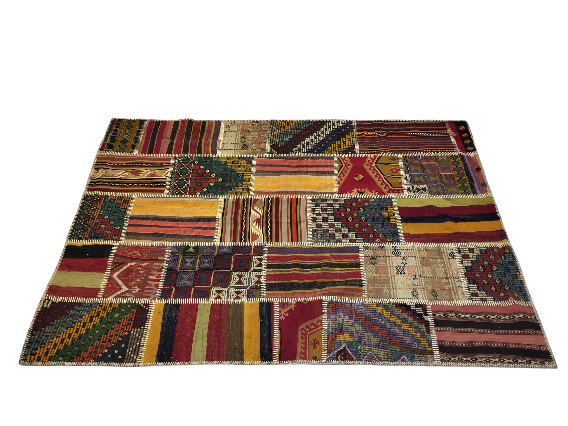 Patchwork Carpet 170 X 240 cm - Alfombras de Estambul -  Turkish Carpets - Alfombras de Estambul