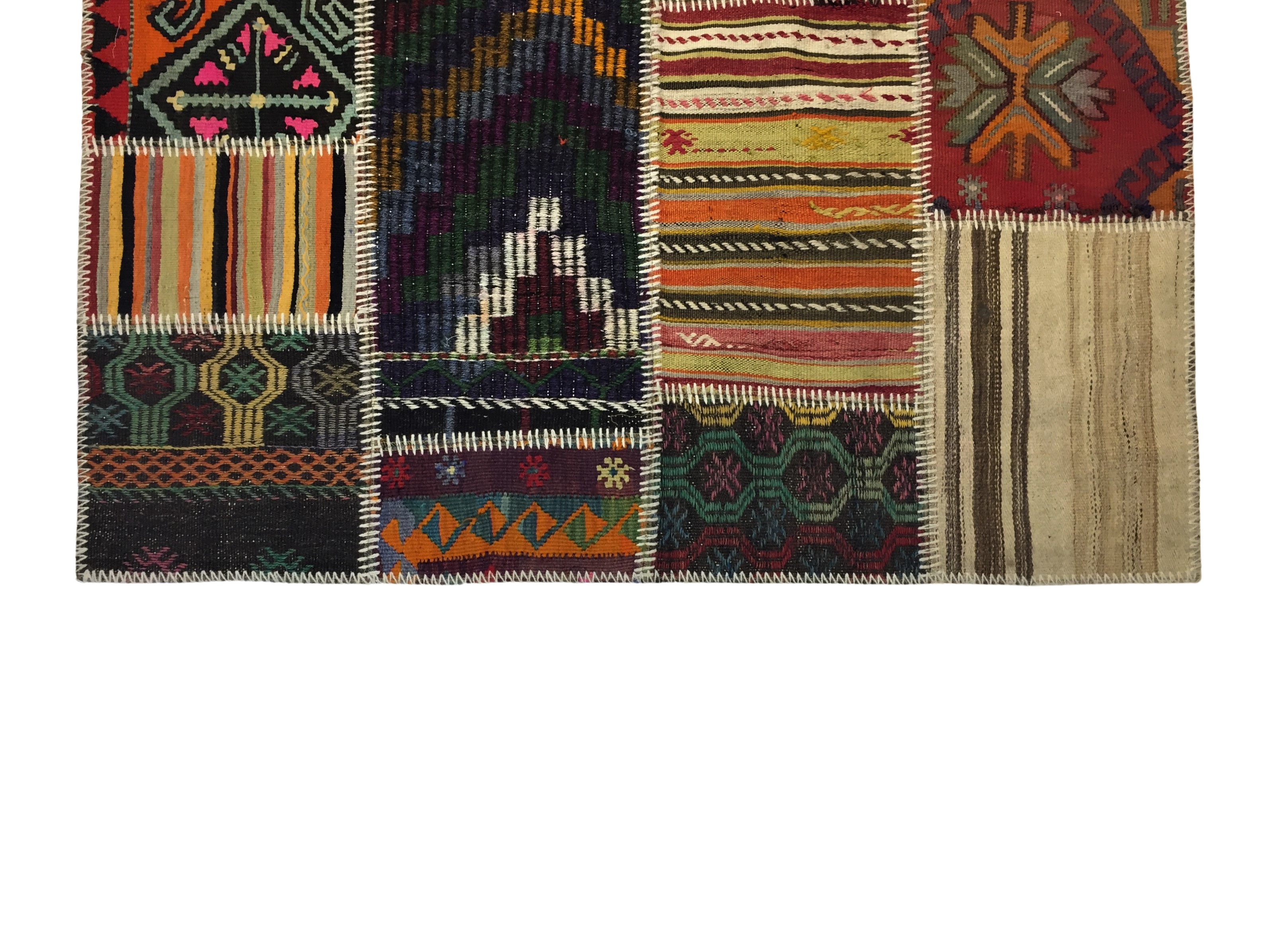 Patchwork Carpet 139 X 204 cm - Alfombras de Estambul -  Turkish Carpets - Alfombras de Estambul